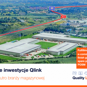 Dziś i jutro branży magazynowej.  Nowe inwestycje Qlink